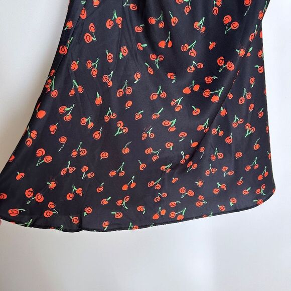 Monika the Label Alana Mini Slip Dress – Black Cherry - Picture 9 of 12